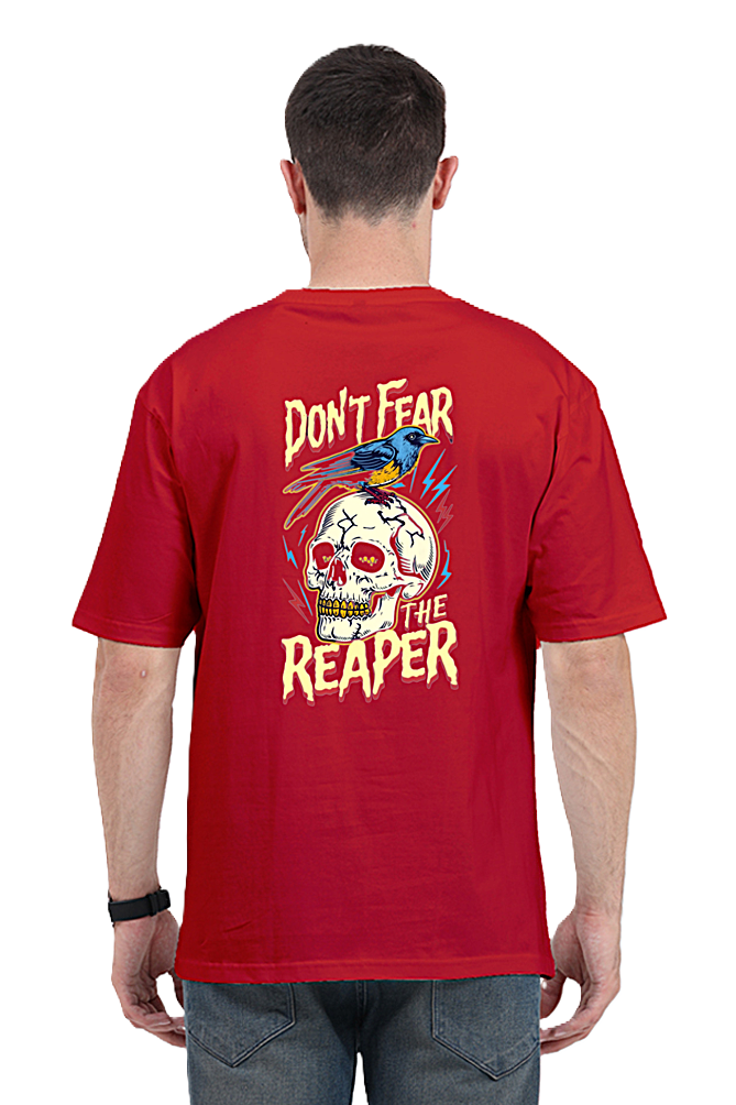 Skull Don't Fear Graphic Unisex Oversized T-Shirt – Trendcious