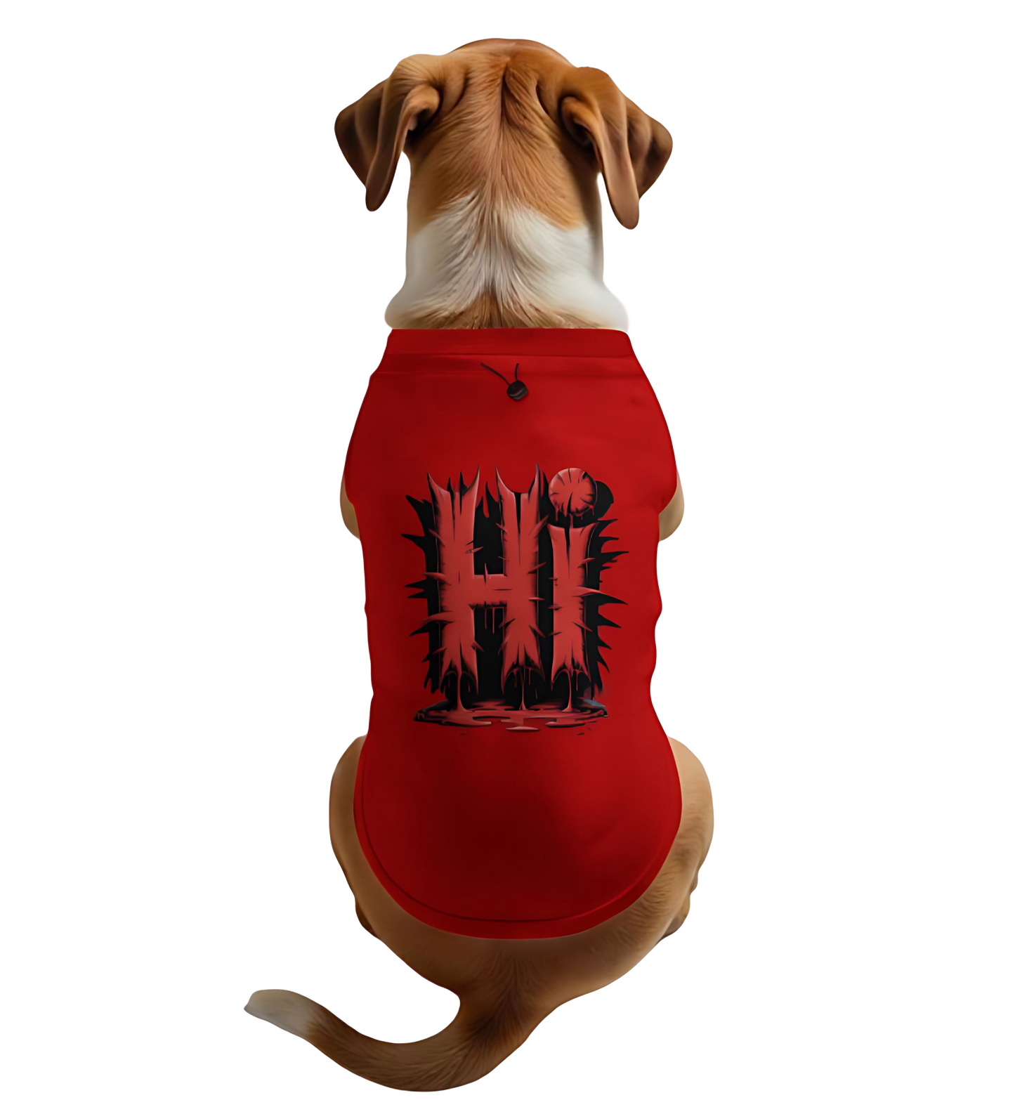 πΆ HI Graphic Dog T-Shirt | 100% Premium Cotton