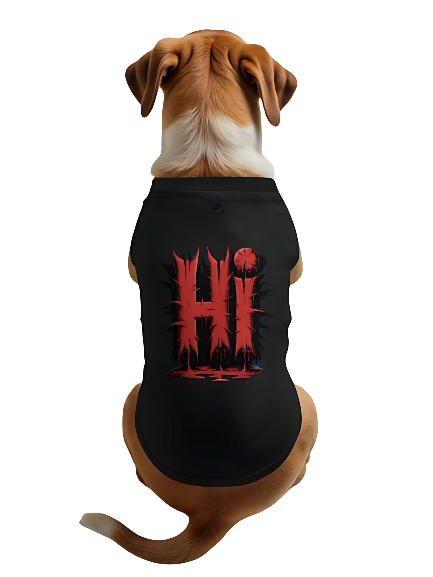 πΆ HI Graphic Dog T-Shirt | 100% Premium Cotton