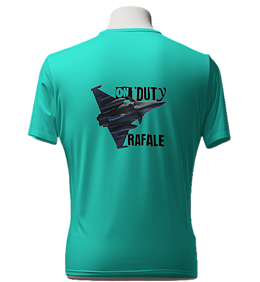 Rafale Graphic Round Neck Unisex T-Shirt.