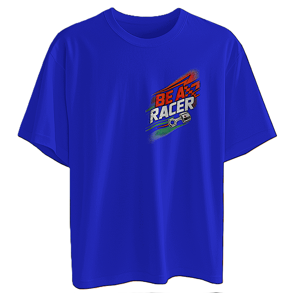 π BE A RACER-RS Aprilia Edition Premium Unisex Oversized T-Shirt