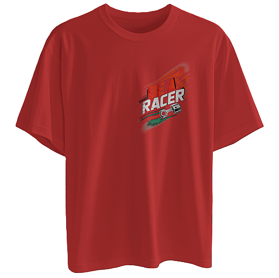 π BE A RACER-RS Aprilia Edition Premium Unisex Oversized T-Shirt
