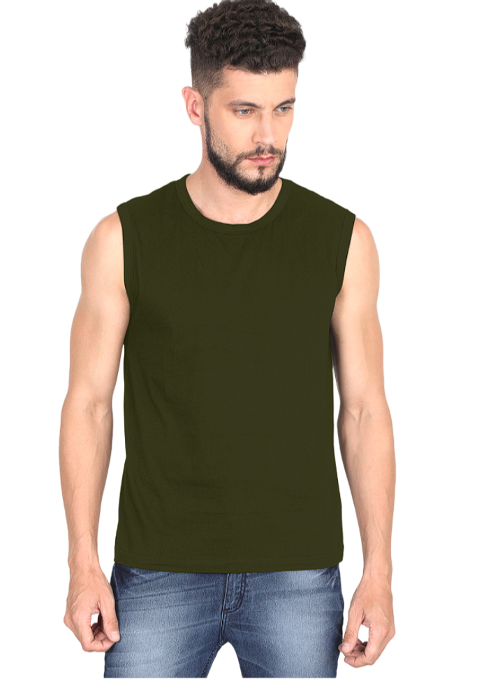 Men's Essential Sleeveless Cotton Tee😎