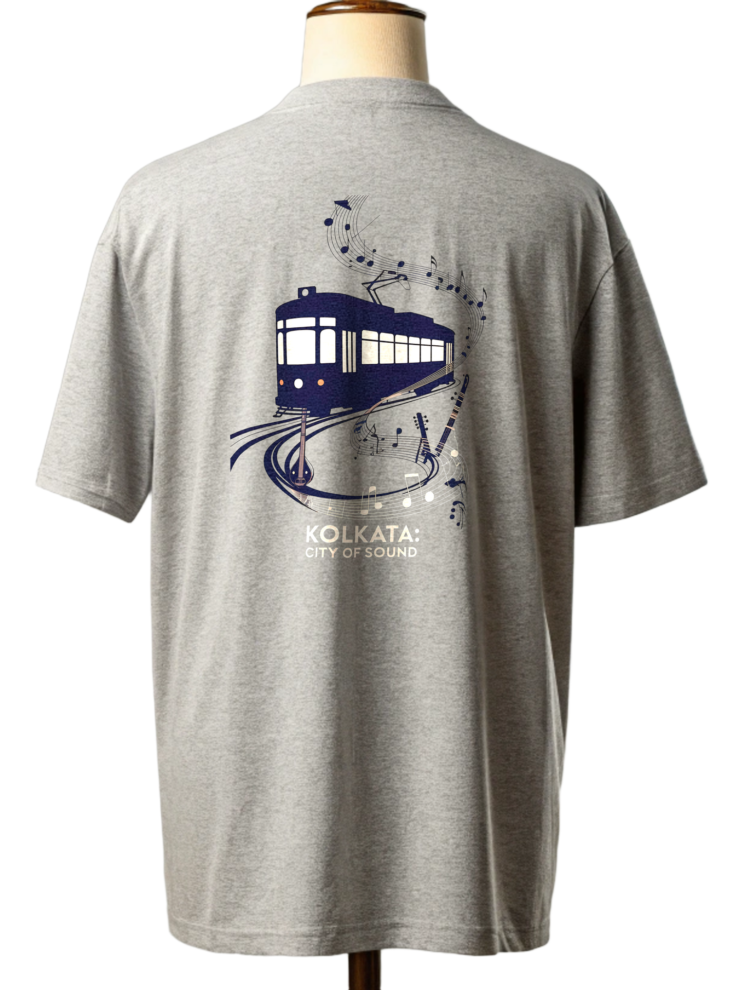 π΅ Kolkata City of Sound Graphic Oversized Unisex T-Shirt