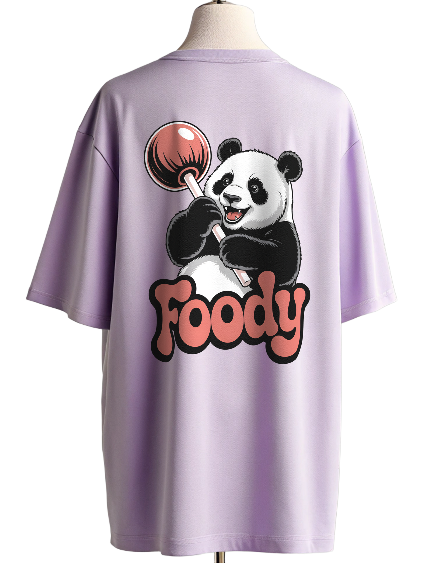 🐼Foody Panda Graphic Oversized T-Shirt..🌿