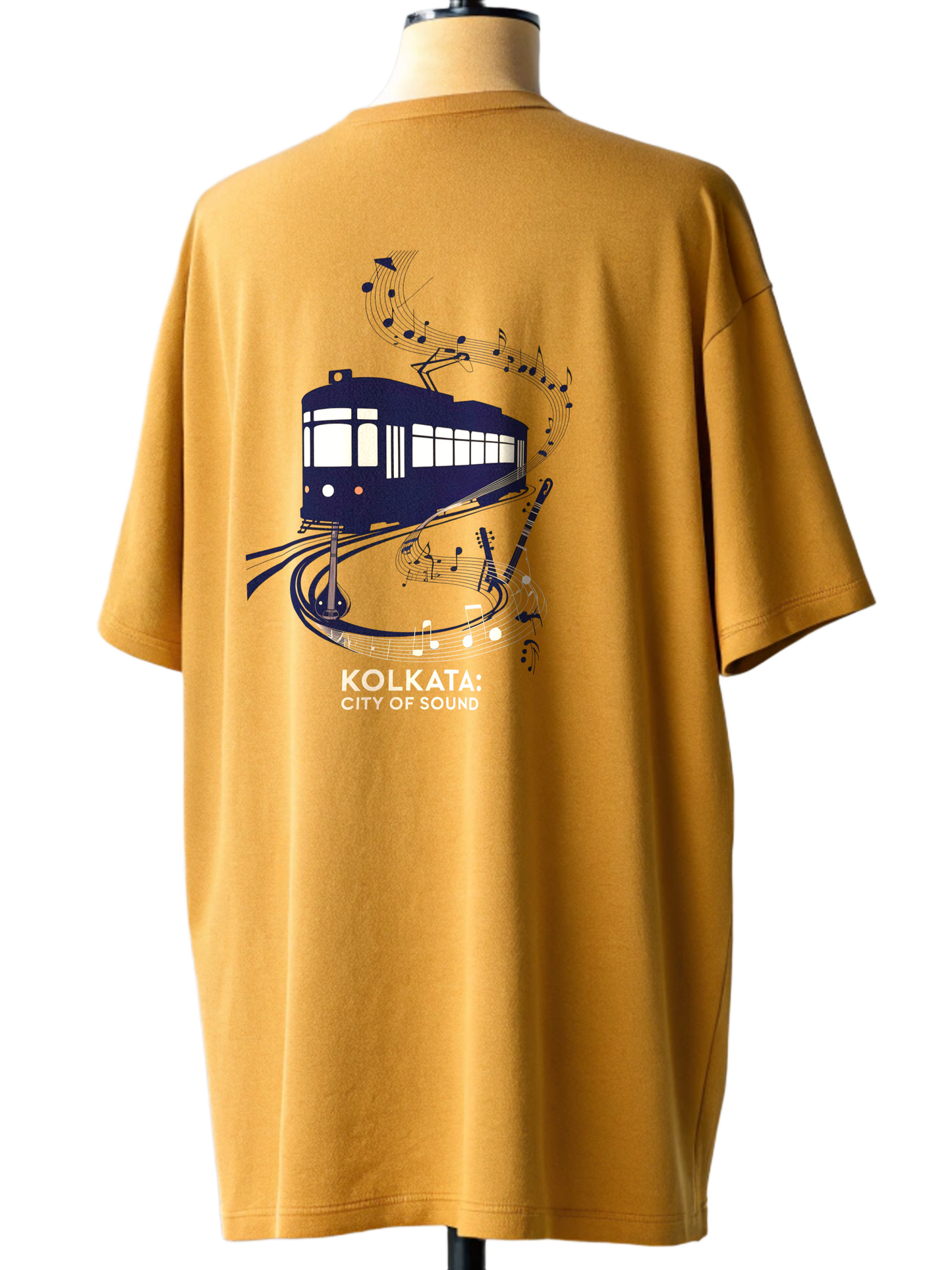 π΅ Kolkata City of Sound Graphic Oversized Unisex T-Shirt
