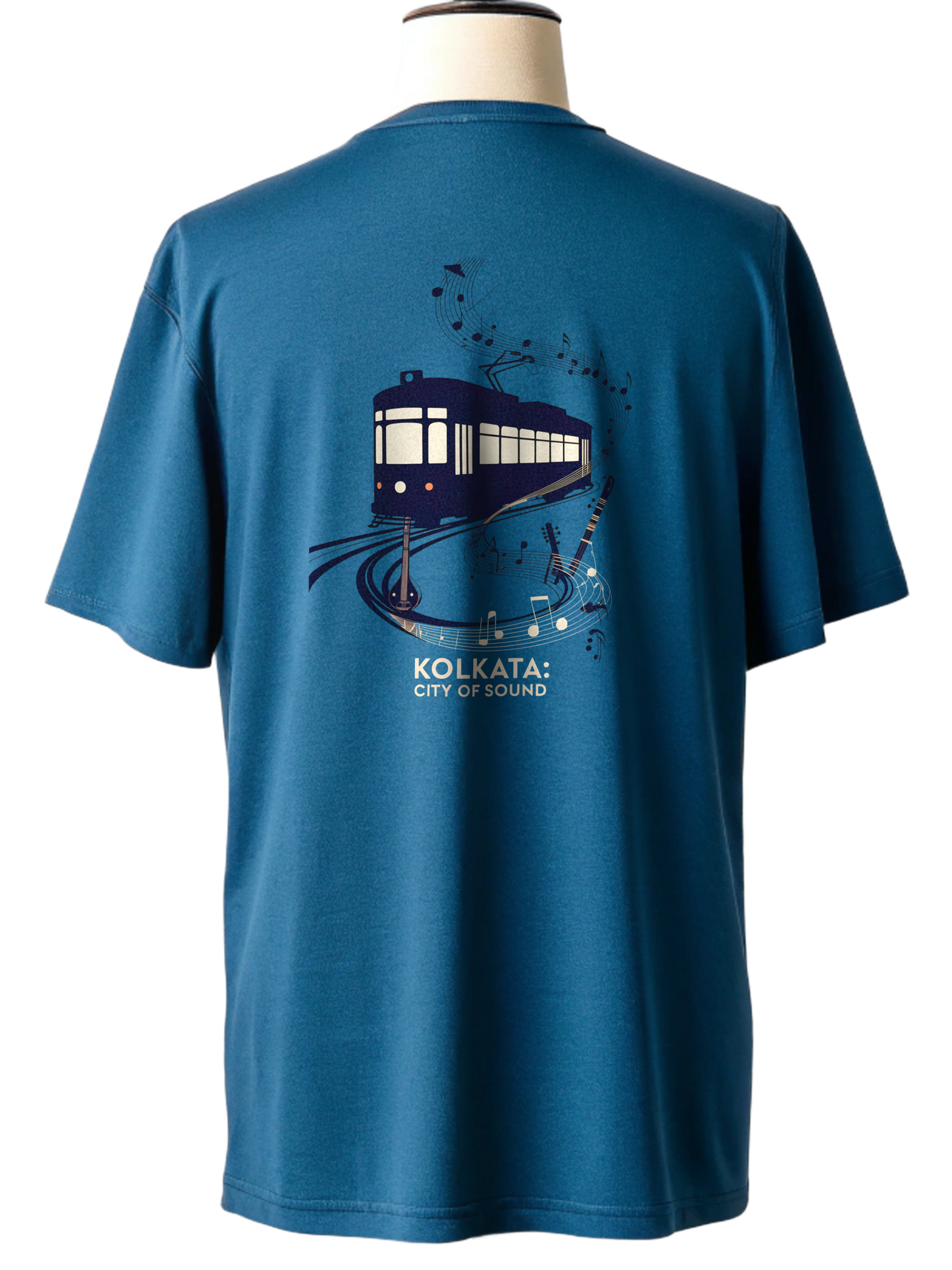 π΅ Kolkata City of Sound Graphic Oversized Unisex T-Shirt