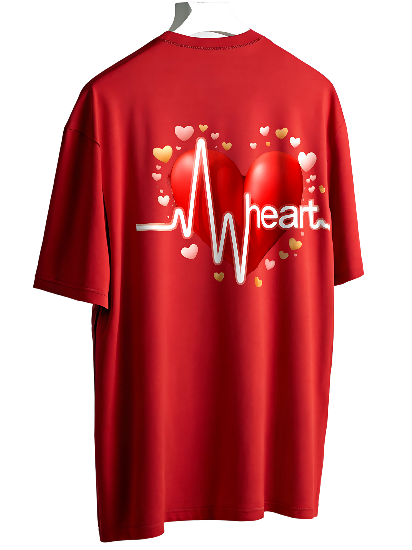 ๐ถ HEART with beat Graphic Unisex Oversized T-Shirt