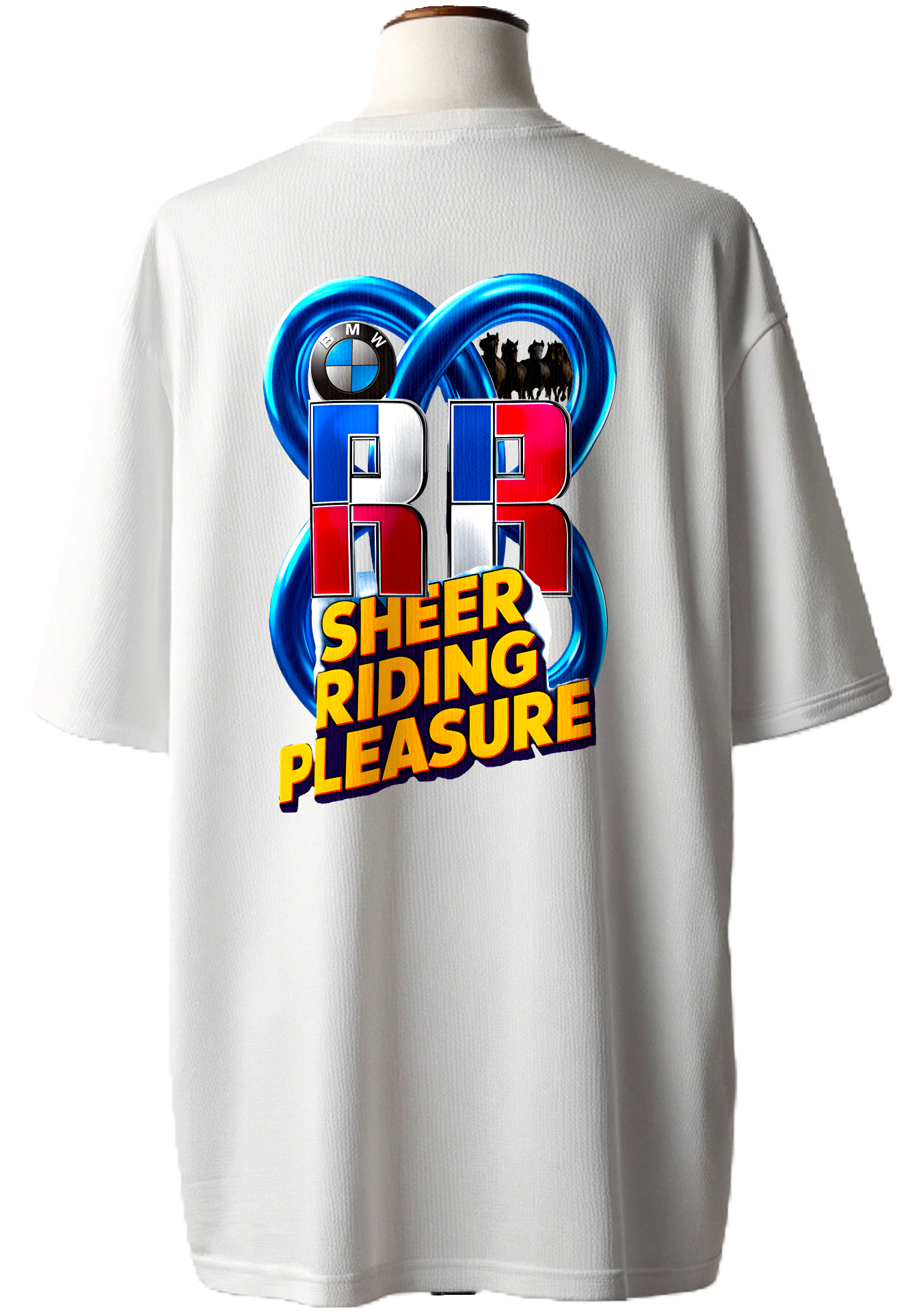 ποΈ RR-BMW-Inspired Graphics Unisex Oversized T-Shirt π¨ | 100% Cotton