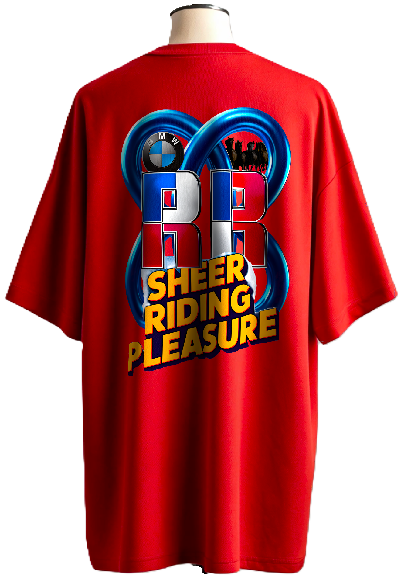 ποΈ RR-BMW-Inspired Graphics Unisex Oversized T-Shirt π¨ | 100% Cotton