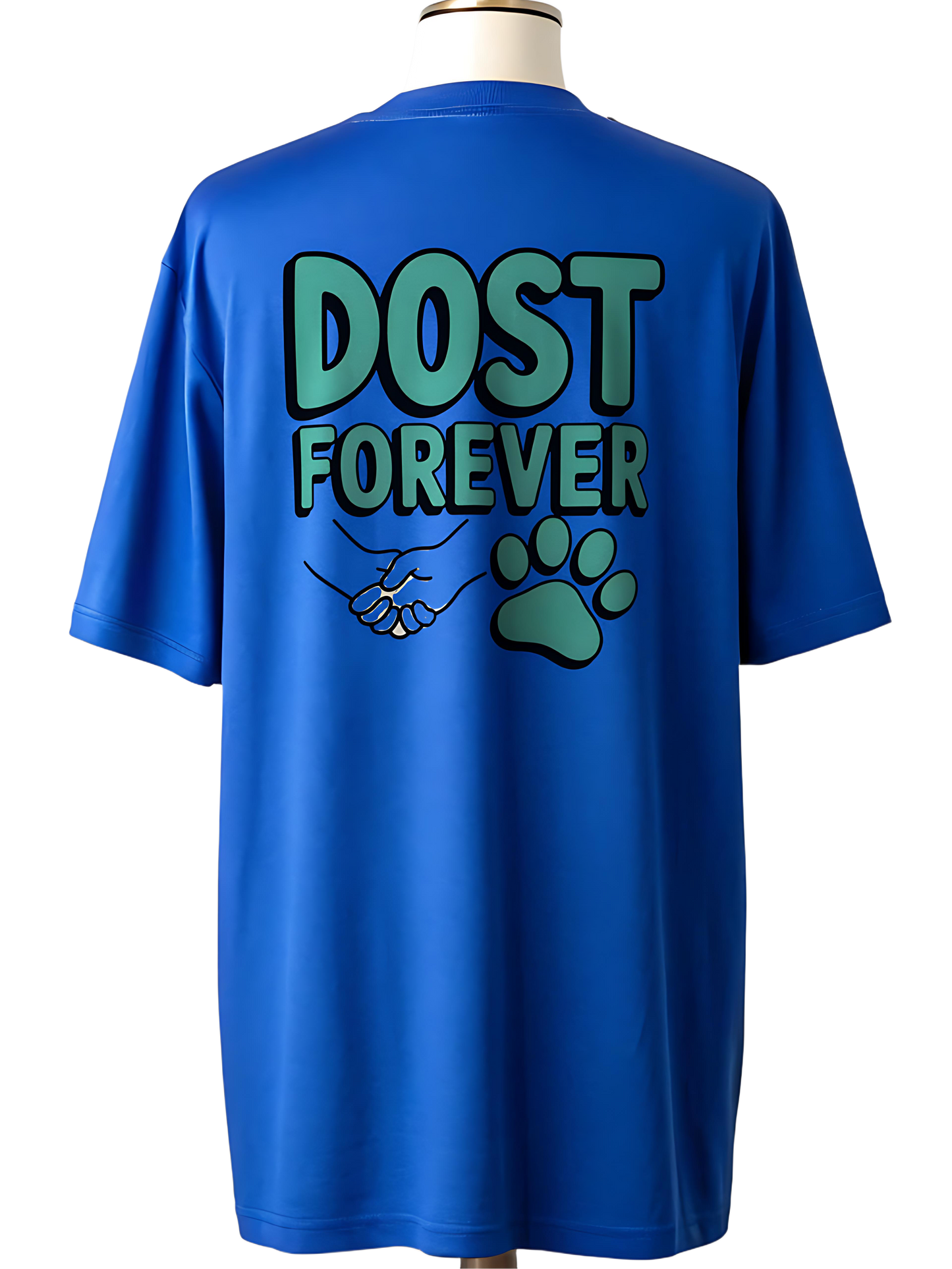 🐕DOST FOREVER Dog Lover Unisex Oversized T-Shirt