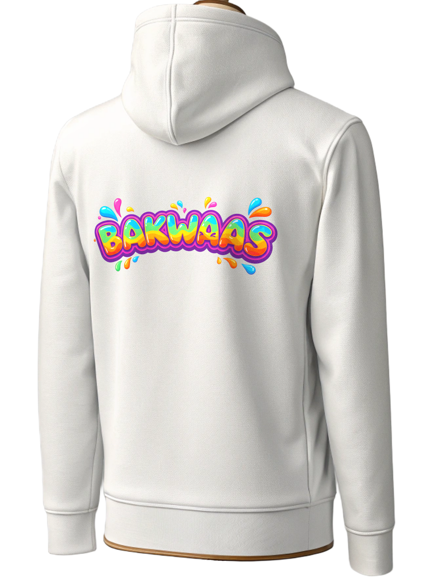 BAKWAAS Graphics Unisex Zip Hoodie