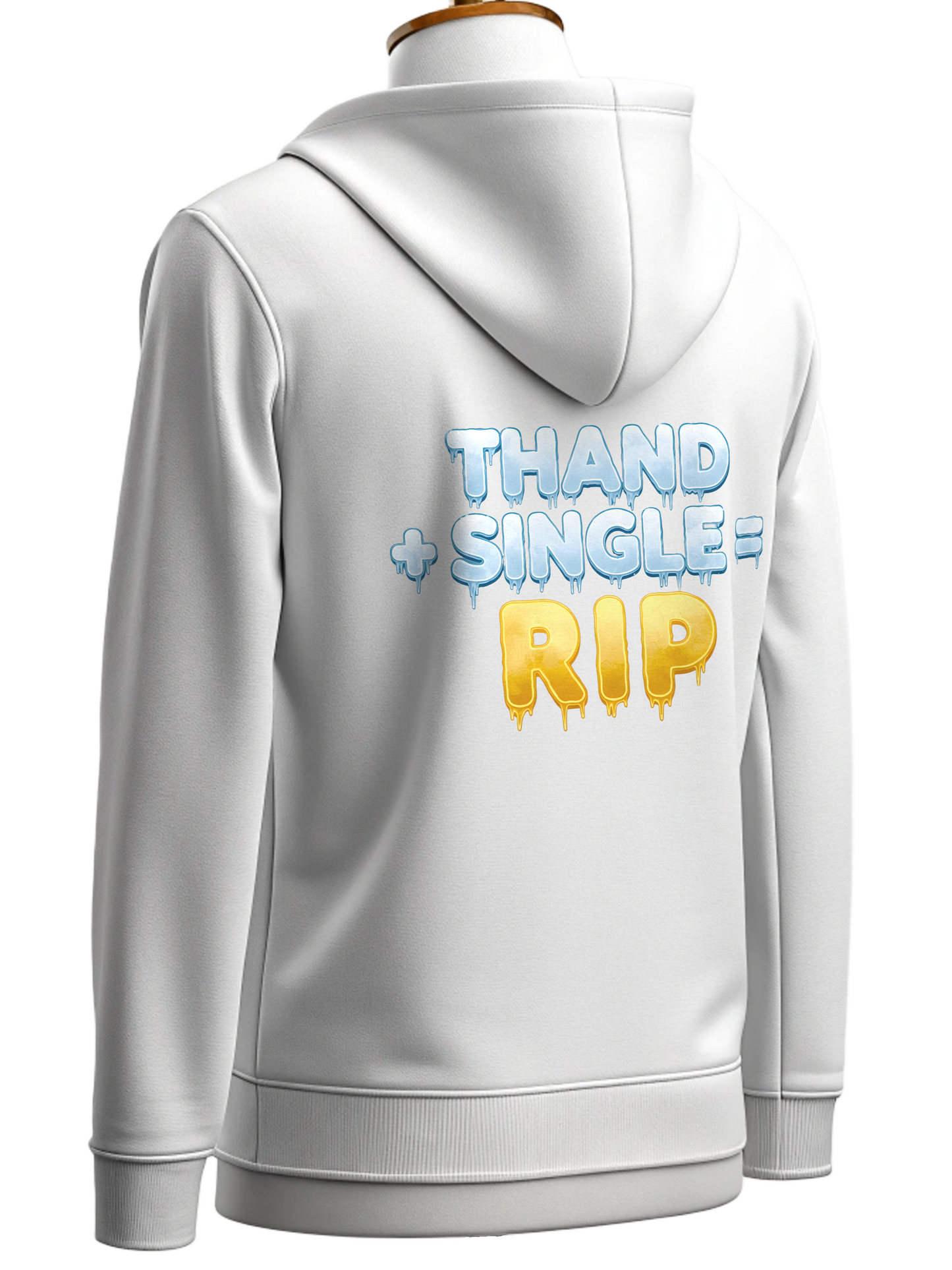 THAND+SINGLE=RIP Graphic Hoodie