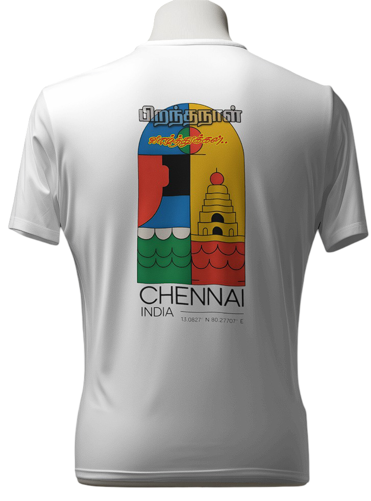 I Am Tamilian Graphic Unisex Round Neck T-Shirt–100% cotton Tamil Pride Tee.