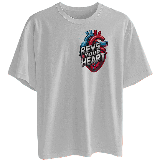 🚀 Revs Your Heart-VVA Graphics Oversized Unisex T-Shirt