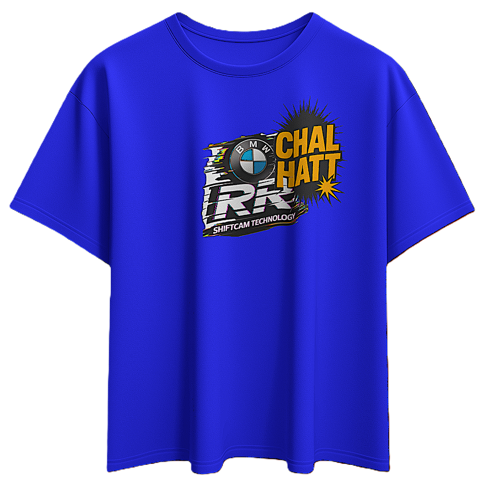 🏍️ RR-BMW-Inspired Graphics Unisex Oversized T-Shirt 🚨 | 100% Cotton