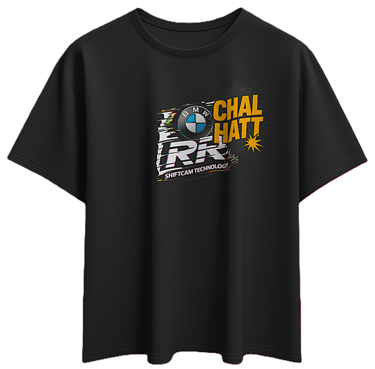 🏍️ RR-BMW-Inspired Graphics Unisex Oversized T-Shirt 🚨 | 100% Cotton